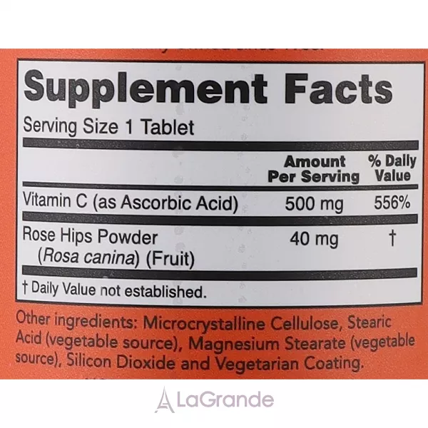 Now Foods �-500 With Rose Hips Tablets ³���� C-500 � ���������