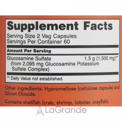 Now Foods Glucosamine Sulfate 750 mg  