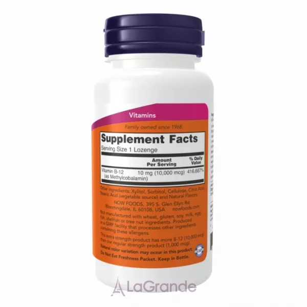 Now Foods Methyl B-12 10000mcg ����� �-12