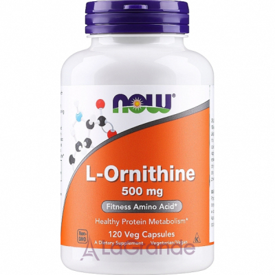 Now Foods L-Ornithine Veg Capsules   