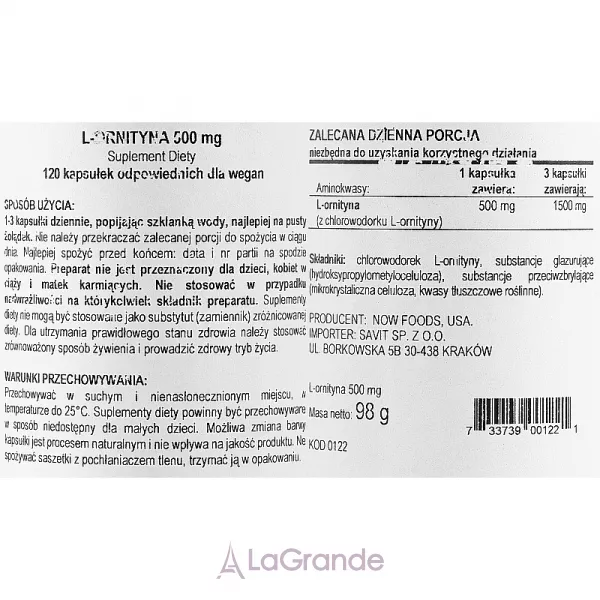 Now Foods L-Phenylalanine ����������� 