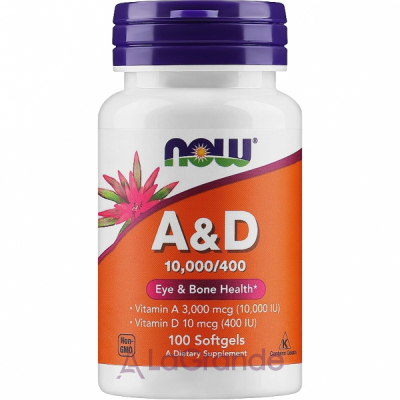 Now Foods A&D Eye & Bone Health   