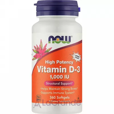 Now Foods Vitamin D3 1000 IU   