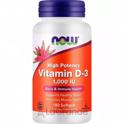 Now Foods Vitamin D3 1000 IU   