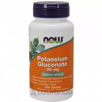 Now Foods Potassium Gluconate  , 99 