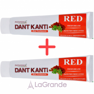 Patanjali Ayurved Dant Kanti Red   