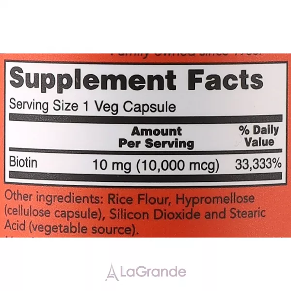 Now Foods Biotin ������, 10 ��