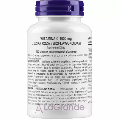 Now Foods c-1000 With Rose Hips & Bioflavonoids ³ -1000