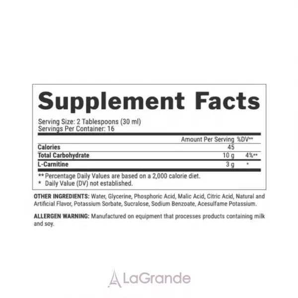 Nutrex Research Liquid L-Carnitine 3000 Orange Mango ������������ L-�������� 