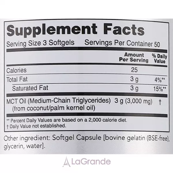 Now Foods MCT Oil, 1000 mg ��� MCT, 1000 ��