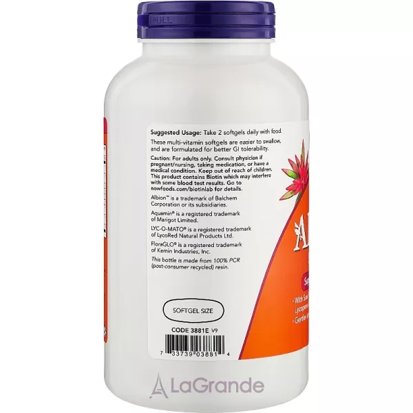 Now Foods Adam Superior Men's Multi ³������-���������� �������� ��� �������