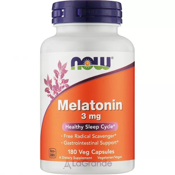 Now Foods Melatonin 3 mg ��������� �� ��������, 3 ��