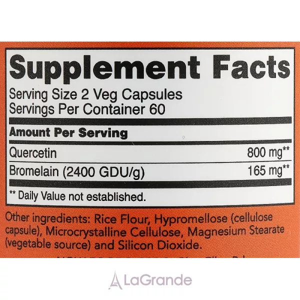 Now Foods Quercetin With Bromelain ������� 