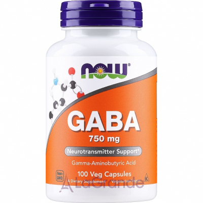 Now Foods GABA 750 mg  GABA 750 