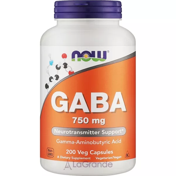 Now Foods GABA 750 mg ������� GABA 750 ��