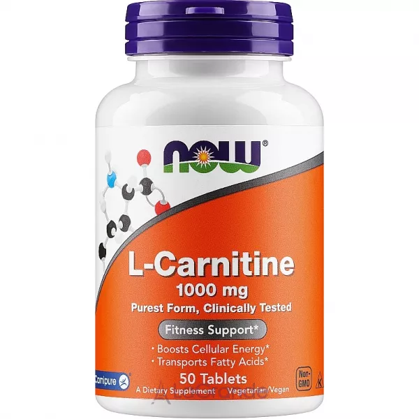 Now Foods L-Carnitine 1000 mg ������� L-��������, 1000 ��