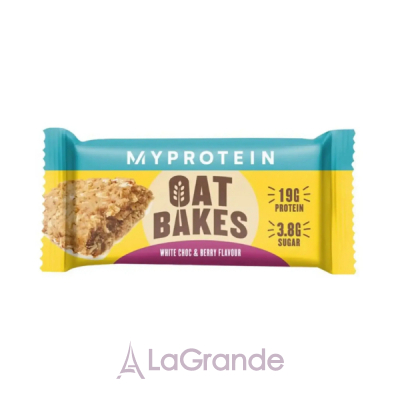 Myprotein Oat Bakes White Choc & Berry Flavour   