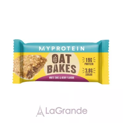 Myprotein Oat Bakes White Choc & Berry Flavour   