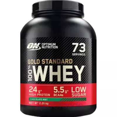 Optimum Nutrition Gold Standard 100% Whey Chocolate Mint   -'