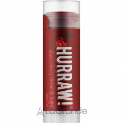 Hurraw! Black Cherry Tinted Lip Balm    