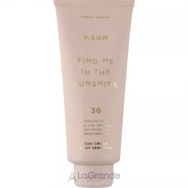 V.Sun Find Me In The Sunshine Sun Cream Body SPF 30 Perfume Free �������������� ���� ��� ����