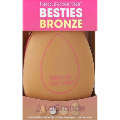 Beautyblender Besties Bronze Starter Set  (sponge/1pcs + soap/16g + cleans/mat/1pcs + bag)