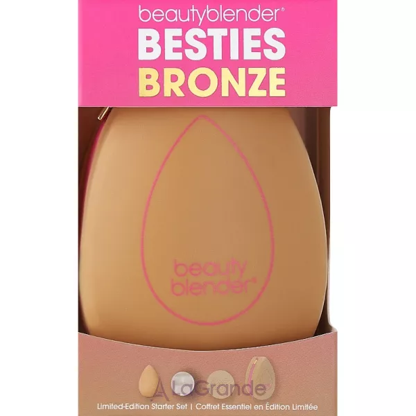 Beautyblender Besties Bronze Starter Set ����� (sponge/1pcs + soap/16g + cleans/mat/1pcs + bag)