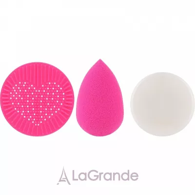 Beautyblender Glittet Starter Set  (sponge/1pcs + soap/16g + cleans/mat/1pcs + bag)