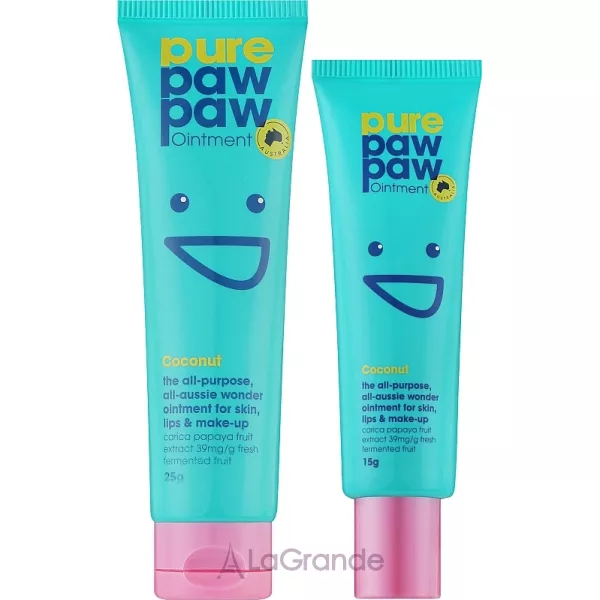 Pure Paw Paw Duo Coconut ����� ����������������� ��������� ��� ��� (lip/balm/15g + lip/balm/25g)