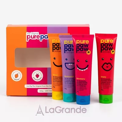 Pure Paw Paw Four Pack      (lip/balm/4x25g)