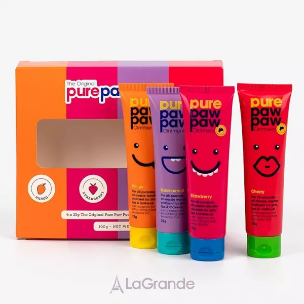 Pure Paw Paw Four Pack ����� ����������������� ��������� ��� ��� (lip/balm/4x25g)