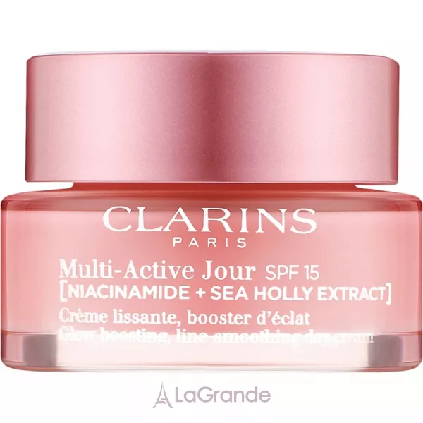 Clarins Multi-Active Jour SPF15 Niacinamide+Sea Holly Extract Glow Boosting Line-Smoothing Day Cream ������ ������������� ���� ��� �������