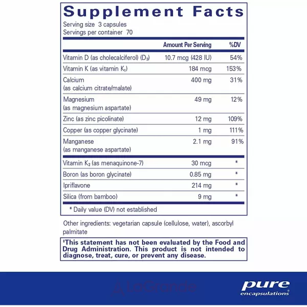 Pure Encapsulations +CAL+ Ipriflavone �������� ��� �����������