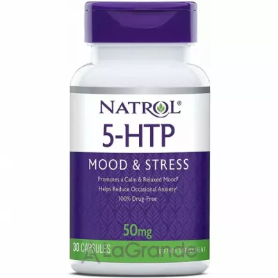 Natrol 5-HTP Mood&Stress 50mg 5-