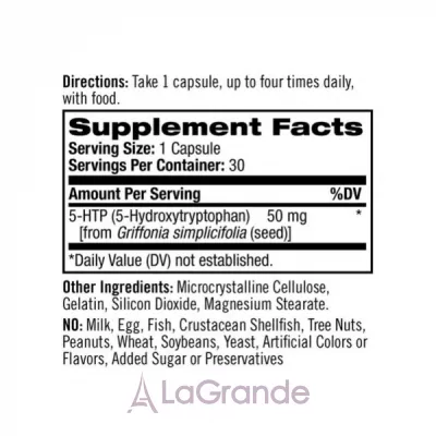 Natrol 5-HTP Mood&Stress 50mg 5-ó