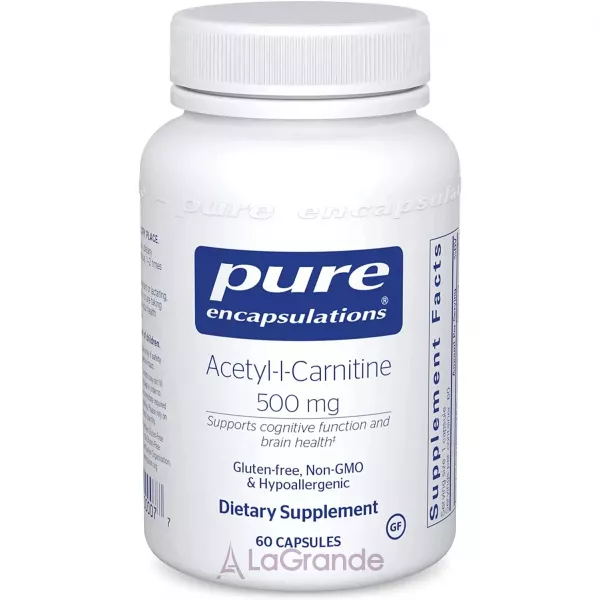 Pure Encapsulations Acetyl-l-Carnitine ������-L-�������� 500 ��