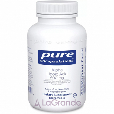 Pure Encapsulations Alpha Lipoic Acid -  600 