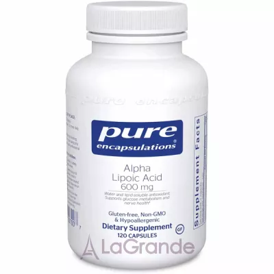 Pure Encapsulations Alpha Lipoic Acid -  600 