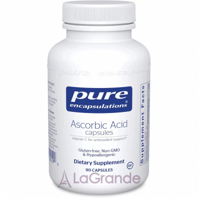 Pure Encapsulations Ascorbic Acid Capsules  