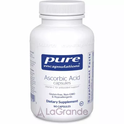 Pure Encapsulations Ascorbic Acid Capsules  