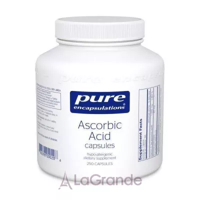 Pure Encapsulations Ascorbic Acid Capsules  
