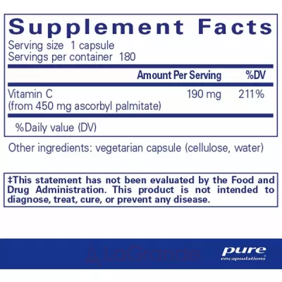 Pure Encapsulations Ascorbyl Palmitate 