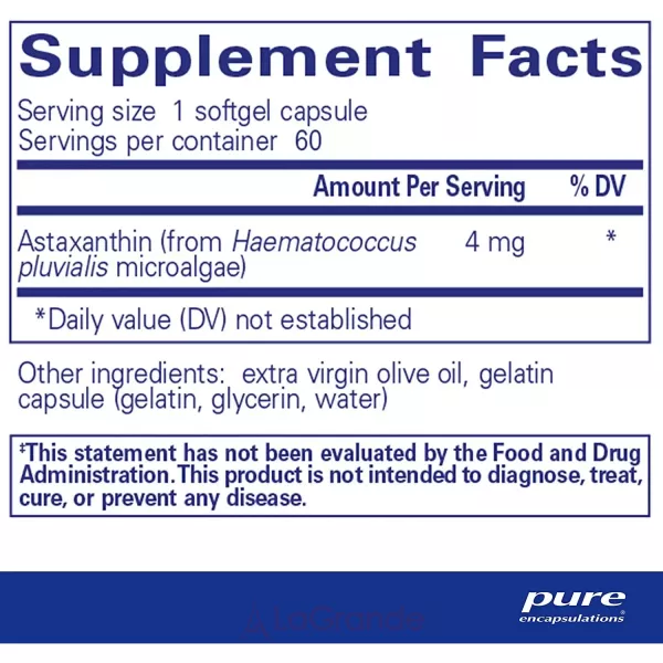 Pure Encapsulations Astaxanthin �����������