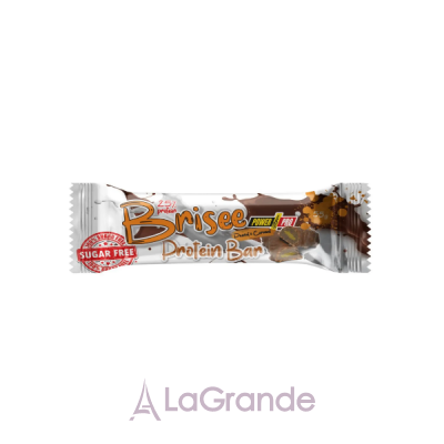 Power Pro Brisee 25% Protein Bar Sugar Free  Peanut Caramel   