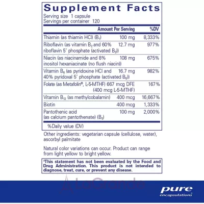 Pure Encapsulations B-Complex Plus ³ B (  )