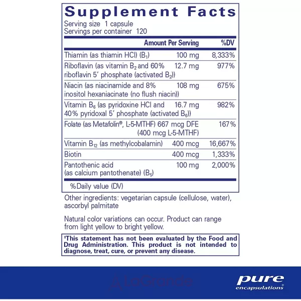 Pure Encapsulations B-Complex Plus ������� B (���������������� ���������� �������)