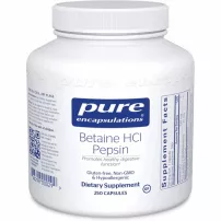 Pure Encapsulations Betaine HCL/Pepsin ������� ����������� + ������