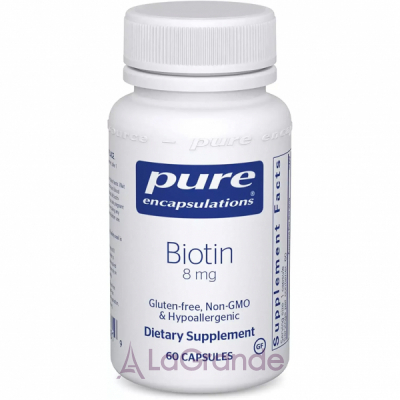 Pure Encapsulations Biotin  8 