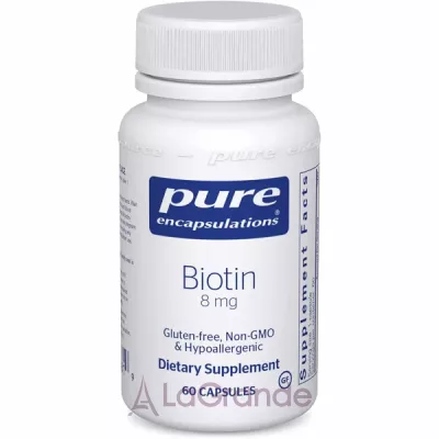 Pure Encapsulations Biotin  8 