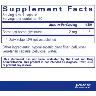 Pure Encapsulations Boron (glycinate)  ()